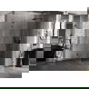 Mexen Lunar L right-side hinged shower enclosure 100 x 100 cm, transparent, gun metal - 834L-100-100-95-00-P