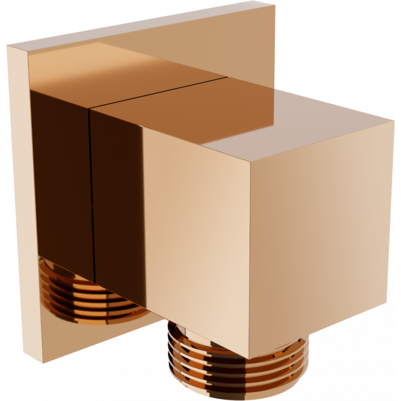 Mexen Cube angled connection, rose gold - 79340-60