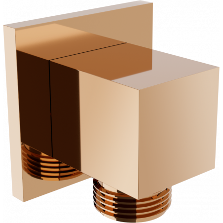 Mexen Cube angle connector, Rose gold - 79340-60