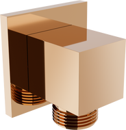 Mexen Cube angle connector, Rose gold - 79340-60