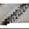 Mexen Roma hinged shower cubicle 115 x 80 cm, Transparent, Chrome - 854-115-080-01-00