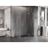 Mexen Lunar right hinged shower cabin 95 x 70 cm, transparent, chrome - 834-095-070-01-00-P