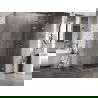 Mexen Lunar shower enclosure hinged right 85 x 80 cm, transparent, chrome - 834-085-080-01-00-P