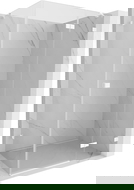 Mexen Lunar right-hinged shower enclosure 95 x 90 cm, transparent, white - 834-095-090-20-00-P