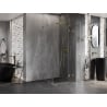 Mexen Lunar Right-Swing Shower Cabin 70 x 70 cm, Transparent, Gold - 834-070-070-50-00-P