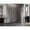 Mexen Lunar Right Hinged Shower Cabin 90 x 90 cm, Transparent, Rose Gold - 834-090-090-60-00-P