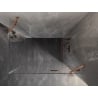 Mexen Lunar right-hand hinged shower enclosure 85 x 70 cm, transparent, brushed copper - 834-085-070-65-00-P
