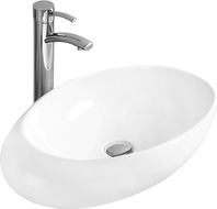 Mexen Malwa countertop washbasin 59 x 36 cm, White - 21435900