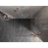 Mexen Lunar Right-Hinged Shower Enclosure 80 x 80 cm, Transparent, Brushed Copper - 834-080-080-65-00-P