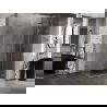 Mexen Lunar right-hinged shower cabin 95 x 80 cm, transparent, brushed copper - 834-095-080-65-00-P
