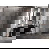 Mexen Lunar right-hinged shower cabin 95 x 80 cm, transparent, brushed copper - 834-095-080-65-00-P