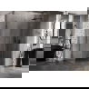 Mexen Lunar right-hinged shower enclosure 95 x 70 cm, transparent, brushed gun gray - 834-095-070-66-00-P