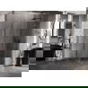 Mexen Lunar right hinged shower cabin 90 x 90 cm, transparent, brushed gun gray - 834-090-090-66-00-P