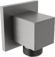 Mexen Cube angular connection, gun gray brushed - 79340-66
