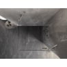 Mexen Lunar Shower Enclosure Right Hinged 70 x 70 cm, Transparent, Brushed Nickel - 834-070-070-97-00-P
