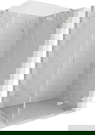 Mexen Lunar right hinged shower cabin 90 x 80 cm, transparent, brushed nickel - 834-090-080-97-00-P