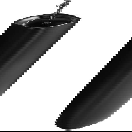 Mexen Irma freestanding washbasin 50 x 46 cm, matte black - 26145170