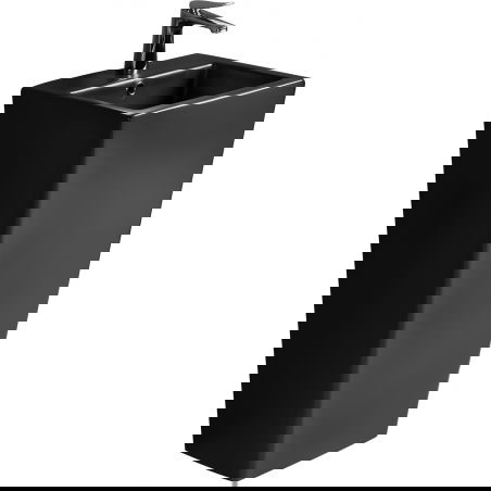 Mexen Liza freestanding sink 44 x 38 cm, matte black - 26154470