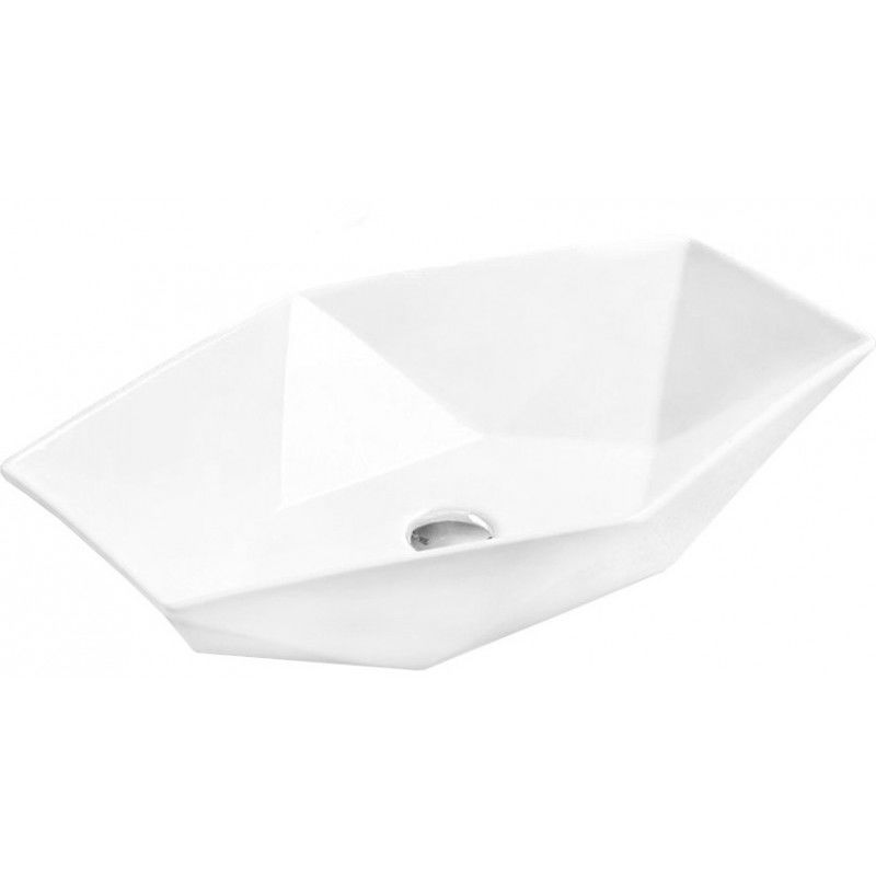 Mexen Elena countertop washbasin 63 x 41 cm, White - 21476300