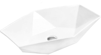 Mexen Elena countertop washbasin 63 x 41 cm, White - 21476300