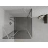 Mexen Roma shower cabin swinging 70 x 70 cm, graphite, chrome - 854-070-070-01-40