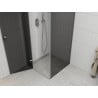 Mexen Roma 80 x 80 cm Hinged Shower Enclosure, Graphite, Chrome - 854-080-080-01-40