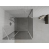 Mexen Roma 90 x 90 cm Hinged Shower Cabin, Graphite, Chrome - 854-090-090-01-40