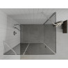 Mexen Roma swing shower enclosure 80 x 100 cm, graphite, chrome - 854-080-100-01-40