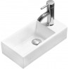 Mexen Inez countertop washbasin left 40 x 20 cm, white - 21484000L