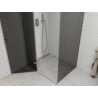 Mexen Roma hinged shower cubicle 80 x 110 cm, Graphite, Chrome - 854-080-110-01-40