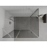Mexen Roma hinged shower cubicle 80 x 110 cm, Graphite, Chrome - 854-080-110-01-40