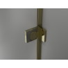 Mexen Lunar T pivot shower cabin left 110 x 80 cm, transparent, gold - 834T-110-080-50-00-L