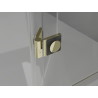 Mexen Lunar T pivot shower cabin left 110 x 80 cm, transparent, gold - 834T-110-080-50-00-L