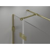 Mexen Lunar T pivot shower cabin left 110 x 80 cm, transparent, gold - 834T-110-080-50-00-L