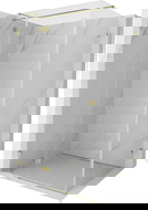 Mexen Lunar T left hinged shower enclosure 120 x 80 cm, transparent, gold - 834T-120-080-50-00-L