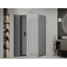 Mexen Roma pivot shower enclosure 90 x 120 cm, graphite, chrome - 854-090-120-01-40
