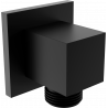 Mexen Cube angular connection, black - 79340-70