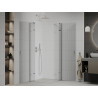 Mexen Roma Duo shower cabin pivot door 90 x 90 cm, transparent, chrome - 854-090-090-02-00
