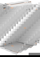 Mexen Lunar T Left Hinged Shower Cabin 115 x 70 cm, Transparent, Rose Gold - 834T-115-070-60-00-L