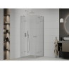 Mexen Roma Duo swing shower cabin 120 x 120 cm, transparent, chrome - 854-120-120-02-00