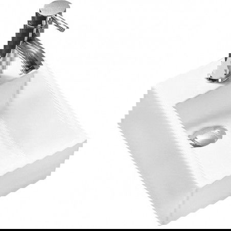 Mexen Inez countertop washbasin right 40 x 20 cm, white - 21484000R