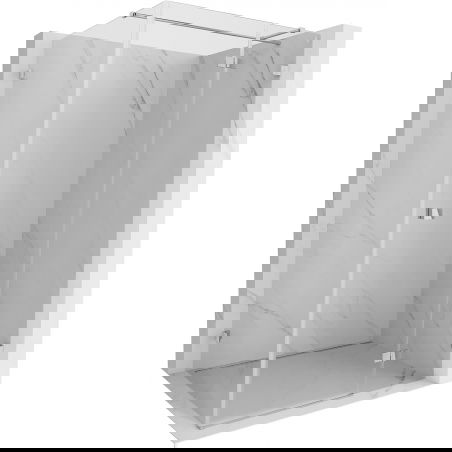Mexen Lunar T shower enclosure pivot right 125 x 90 cm, transparent, chrome - 834T-125-090-01-00-P