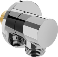 Mexen Kai angled connector, chrome - 79341-00