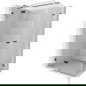 Mexen Lunar T shower cabin left hinge 110 x 100 cm, transparent, black - 834T-110-100-70-00-L