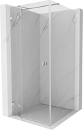 Mexen Lunar T shower enclosure pivot left 120 x 120 cm, transparent, chrome - 834T-120-120-01-00-L