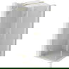 Mexen Lunar T shower enclosure swinging left 110 x 110 cm, transparent, brushed gold - 834T-110-110-55-00-L