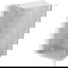 Mexen Lunar Shower Enclosure Left Hinged 75 x 70 cm, Transparent, Brushed Gold - 834-075-070-55-00-L