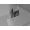 Mexen Lunar T left hinged shower enclosure 130 x 120 cm, transparent, gun metal - 834T-130-120-95-00-L