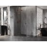 Mexen Lunar shower enclosure, hinged left 85 x 70 cm, transparent, rose gold - 834-085-070-60-00-L