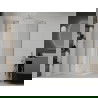 Mexen Roma shower cabin hinged 90 x 90 cm, transparent, chrome + Flat tray - 854-090-090-01-00-4010